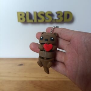 Llavero nutria amorosa