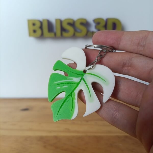 Llavero Monstera Albo
